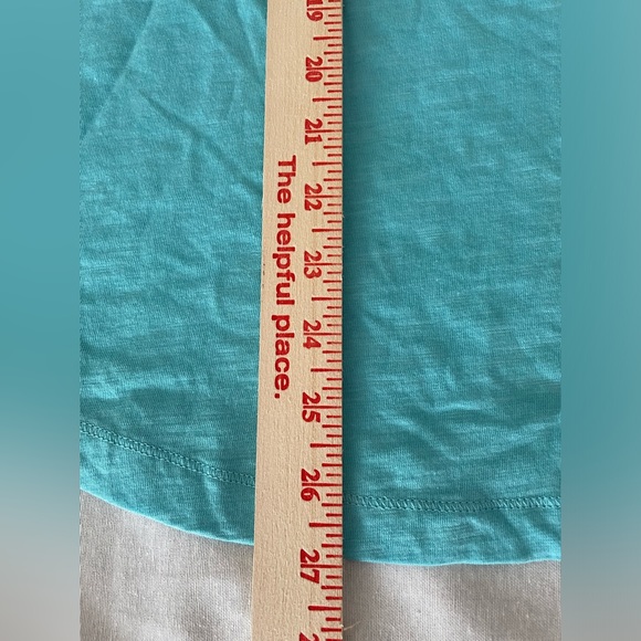 St. John’s Bay Long Sleeves Tee Button on the front Blue Color 0X. New w tag. - Picture 6 of 7